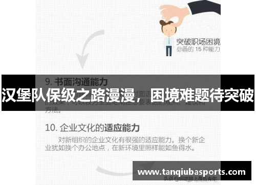 汉堡队保级之路漫漫，困境难题待突破
